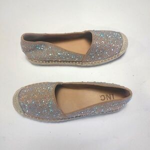 INC INTERNATIONAL CONCEPT Women Embellished Espardrilles Size 8.5M